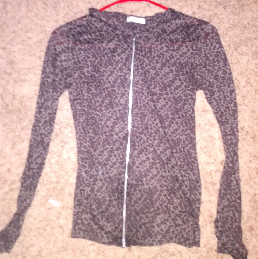Y2K Cheetah print jacket